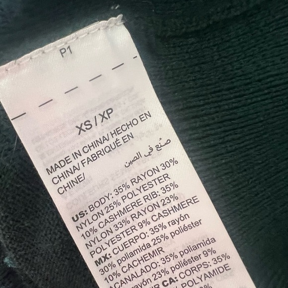 WHBM hunter green and burgundy sweaters 2 sweater bundle size XS - Picture 13 of 13